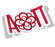 Alpha Omicron Pi Top Selling Sticker Alpha Omicron Pi Top Selling Sticker
