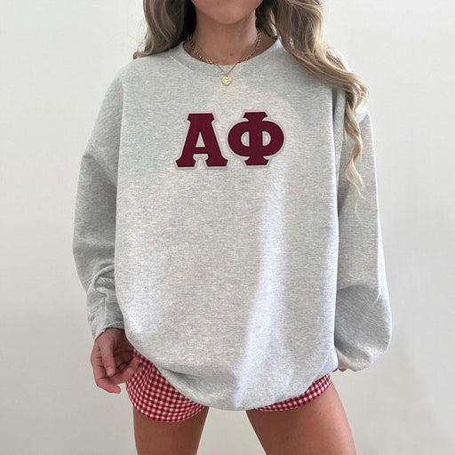 Alpha Phi Alpha Phi - 2 Day Ship Twill Crewneck Sweatshirt