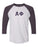 Alpha Phi Unisex Tri Blend Three Quarter Sleeve Baseball Raglan Tee Alpha Phi Unisex Tri-Blend Three-Quarter Sleeve Baseball Raglan Tee