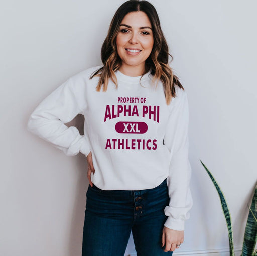 Alpha Phi Alpha Phi Athletics Crewneck Sweatshirt