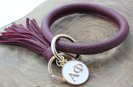 Alpha Phi Bangle Keychain