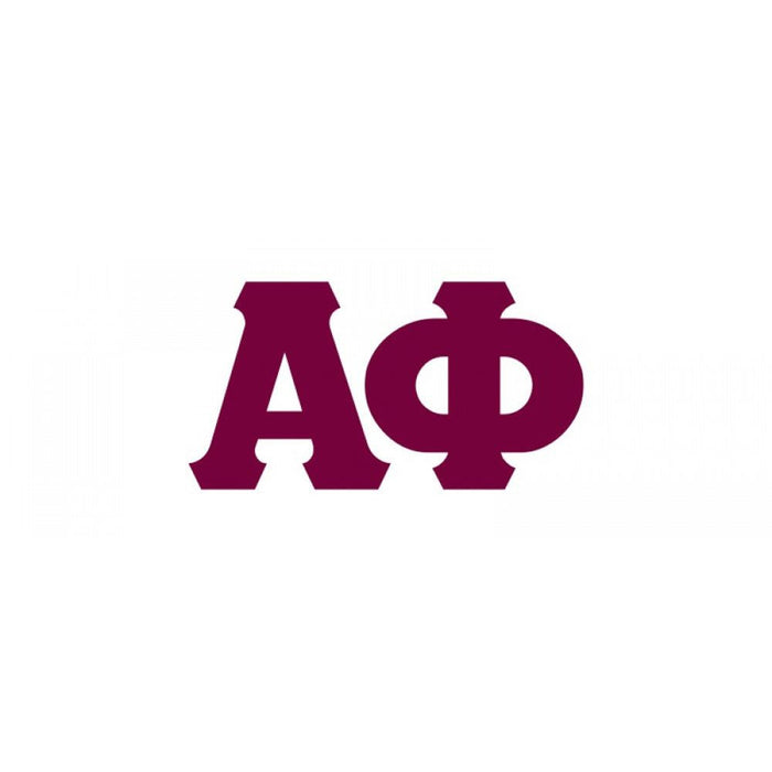 Alpha Phi Big Greek Letter Window Sticker Decal Alpha Phi Big Greek Letter Window Sticker Decal