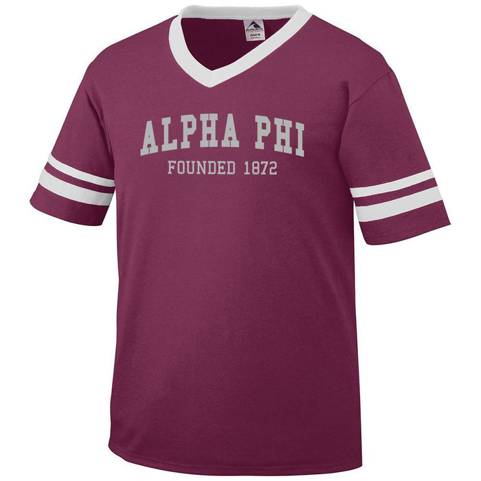 Alpha Phi Boyfriend Style Founders Jersey Alpha Phi Boyfriend Style Founders Jersey