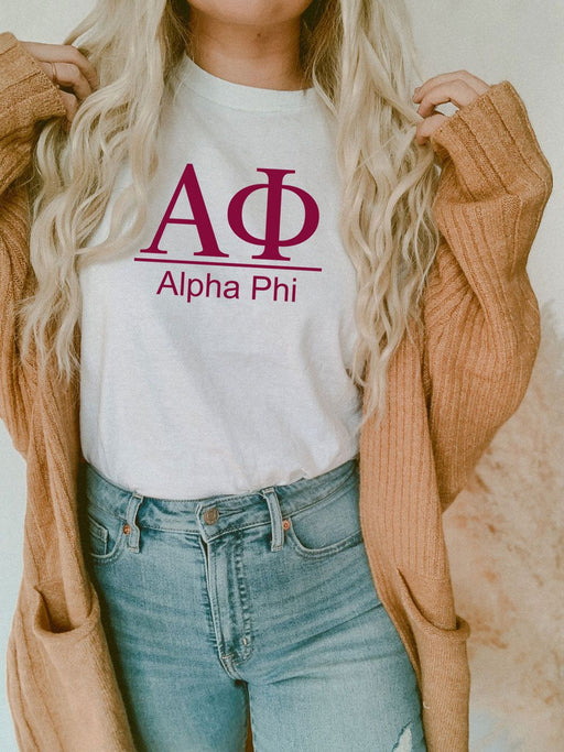 Alpha Phi Alpha Phi Comfort Colors Heavyweight T-Shirt