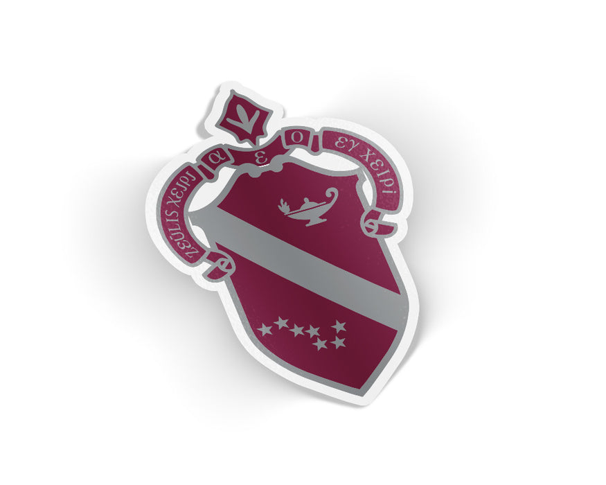 Alpha Phi Die Cut Crest Sticker Alpha Phi Die Cut Crest Sticker