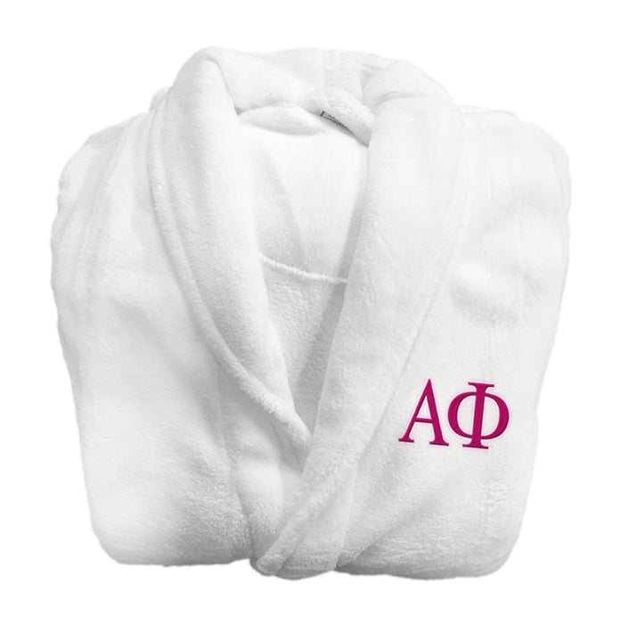 Alpha Phi Greek Letter Bathrobe Alpha Phi Greek Letter Bathrobe