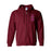 Alpha Phi Heavy Full Zip Hoodie 3" Letters Alpha Phi Heavy Full Zip Hoodie - 3
