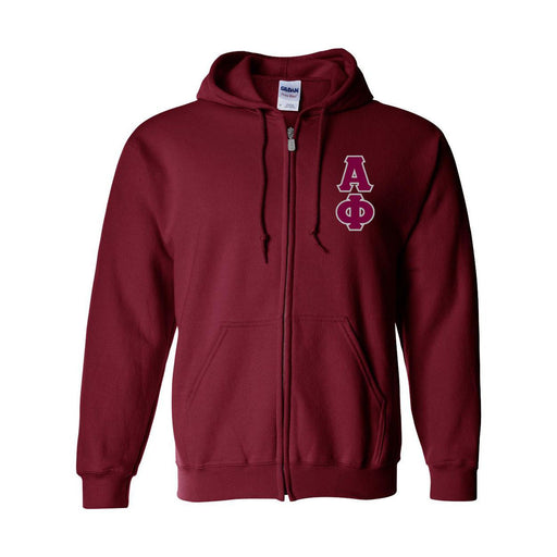Alpha Phi Alpha Phi Heavy Full Zip Hoodie - 3