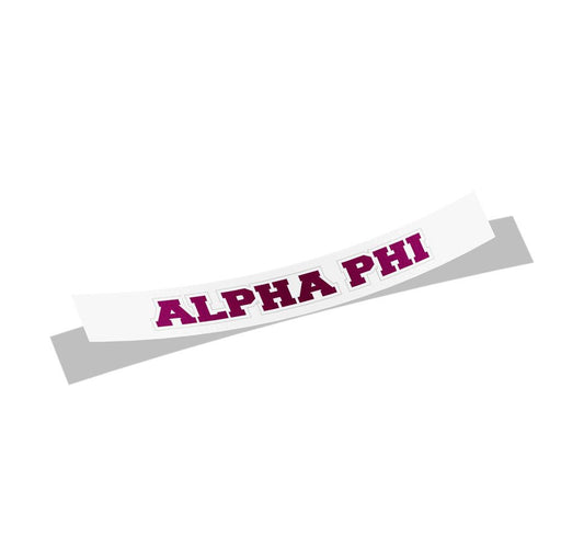 Alpha Phi Long Window Sticker