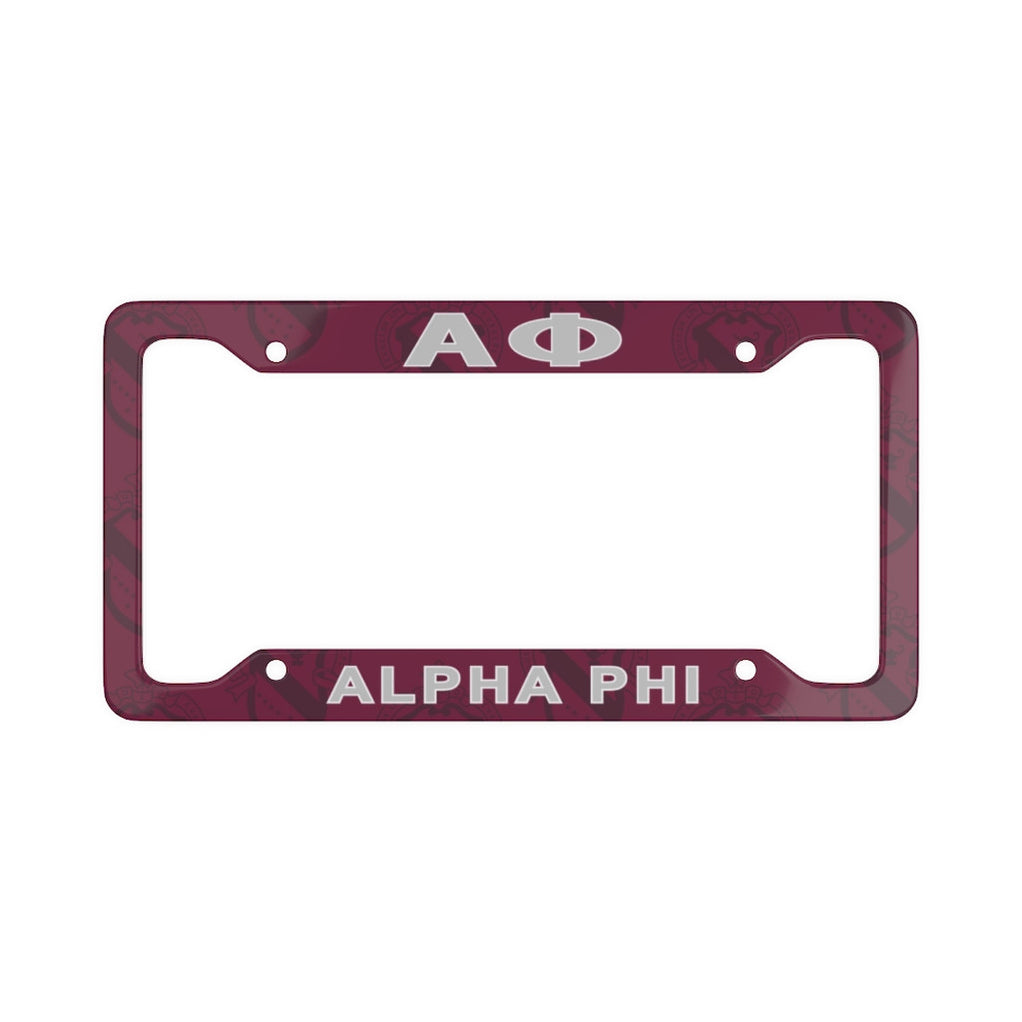 Alpha Phi New License Plate Frames — GreekU