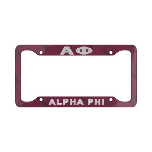 Alpha Phi Alpha Phi New License Plate Frames
