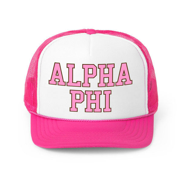 Alpha Phi Nickname Trucker Caps Alpha Phi Nickname Trucker Caps