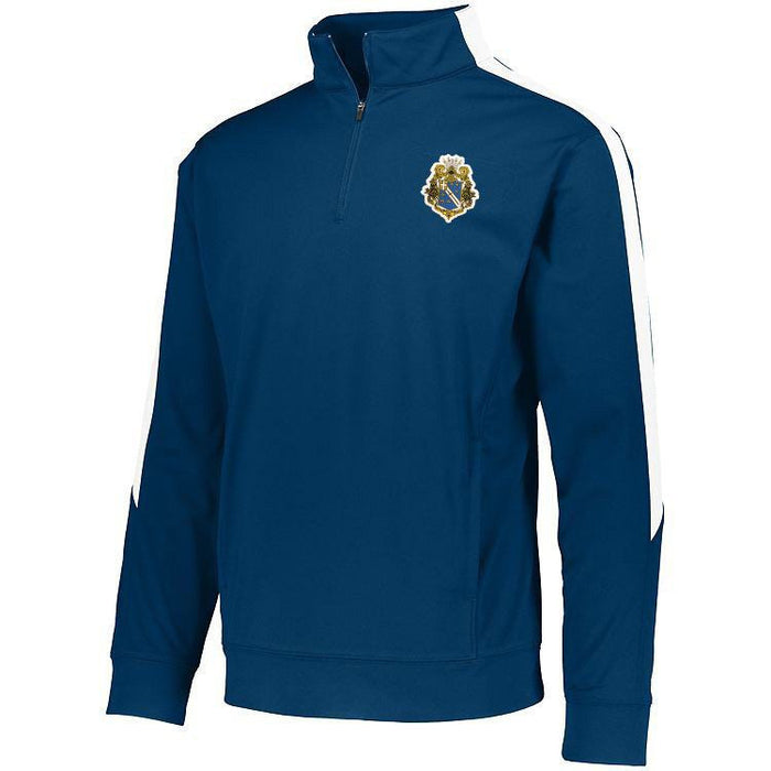 Discount Alpha Phi Omega World Famous Greek Crest Shield Medalist Pullover DISCOUNT-Alpha Phi Omega-  World Famous Greek Crest - Shield Medalist Pullover