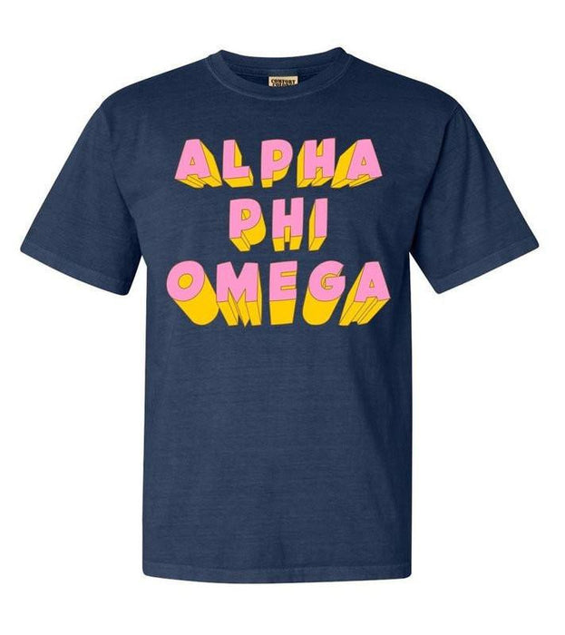 Alpha Phi Omega 3delightful Tee Alpha Phi Omega 3Delightful Tee