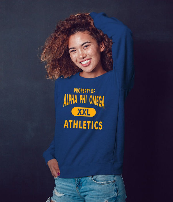 Alpha Phi Omega Athletics Crewneck Sweatshirt Alpha Phi Omega Athletics Crewneck Sweatshirt