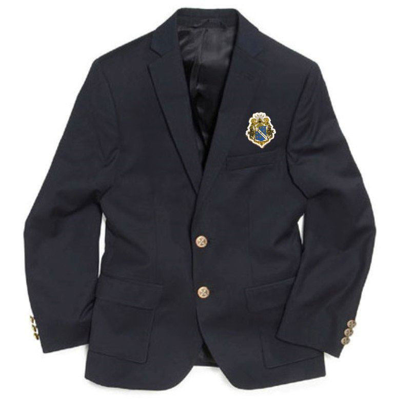 Alpha Phi Omega Crest Shield Classic Blazer Alpha Phi Omega Crest - Shield Classic Blazer