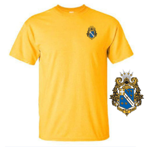 Alpha Phi Omega DISCOUNT-Alpha Phi Omega Crest - Shield Patch T-Shirt