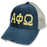 Alpha Phi Omega Distressed Trucker Hat Alpha Phi Omega Distressed Trucker Hat