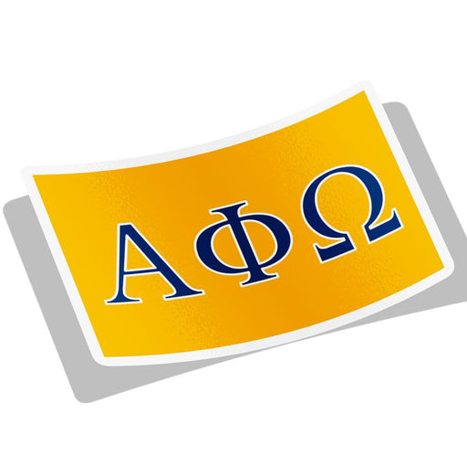 Alpha Phi Omega Alpha Phi Omega Flag Decal Sticker