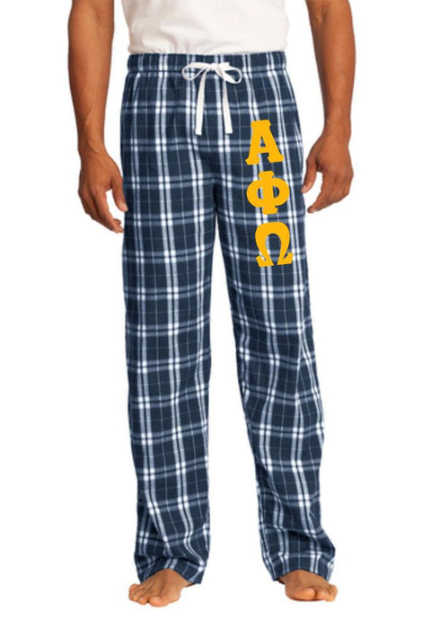 Alpha Phi Omega Flannel Plaid Pant Pj's Alpha Phi Omega Flannel Plaid Pant - PJ's