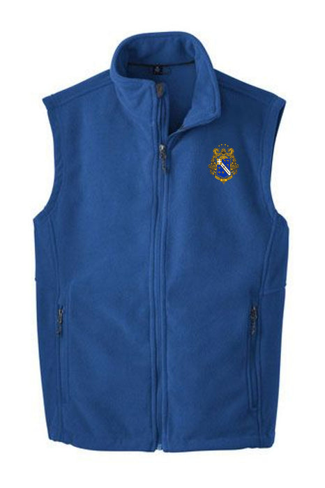 Alpha Phi Omega Fleece Crest Shield Vest Alpha Phi Omega Fleece Crest - Shield Vest
