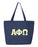 Alpha Phi Omega Greek Letter Zipper Tote Alpha Phi Omega Greek Letter Zipper Tote