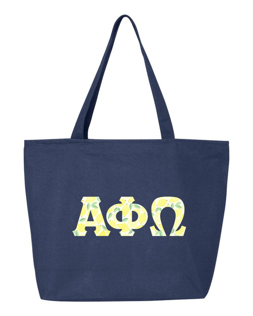 Alpha Phi Omega Alpha Phi Omega Greek Letter Zipper Tote