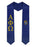Alpha Phi Omega Greek Lettered Graduation Sash Stole With Crest Alpha Phi Omega Greek Lettered Graduation Sash Stole With Crest