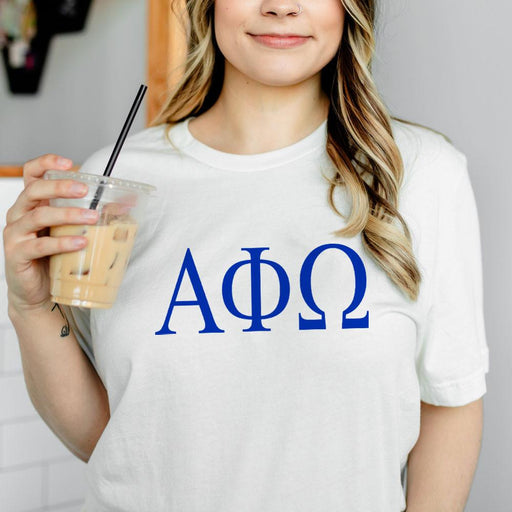 Alpha Phi Omega Alpha Phi Omega Lettered Tees - $24.95!