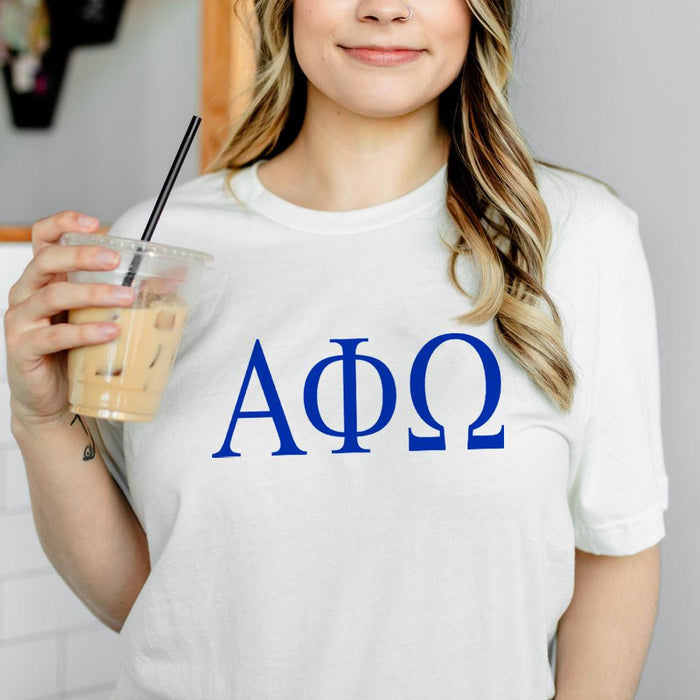 Printify Alpha Phi Omega Lettered Tees $24.95! Alpha Phi Omega Lettered Tees - $24.95!