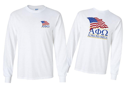 Alpha Phi Omega Alpha Phi Omega Patriot Long Sleeve T-Shirts