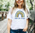 Printify Alpha Phi Omega Rainbow Tees Alpha Phi Omega Rainbow Tees