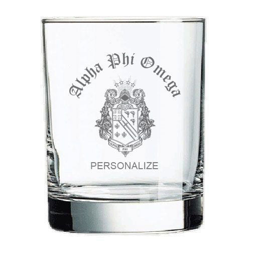 Alpha Phi Omega Old Style Glass Alpha Phi Omega Old Style Glass