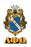 Alpha Phi Omega Crest Shield Window Decals Stickers Alpha Phi Omega Crest - Shield Window Decals Stickers