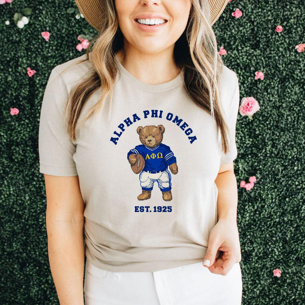 Alpha Phi Omega Teddy Bear Tee Alpha Phi Omega Teddy Bear Tee