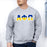 Printify Alpha Phi Omega Two Toned Greek Lettered Crewneck Sweatshirts Alpha Phi Omega Two Toned Greek Lettered Crewneck Sweatshirts