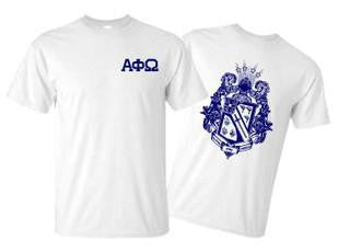Alpha Phi Omega Alpha Phi Omega World Famous Crest Tee