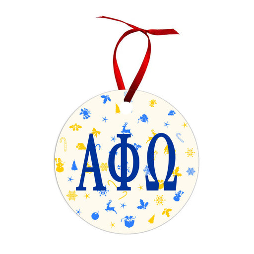 Alpha Phi Omega Alpha Phi Omega Holiday Cheer Christmas Ornaments