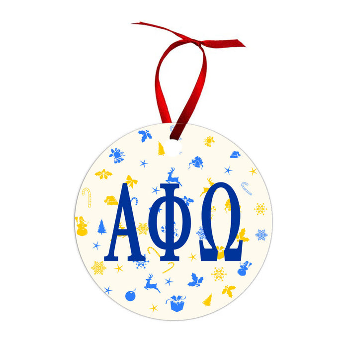 Alpha Phi Omega Holiday Cheer Christmas Ornaments Alpha Phi Omega Holiday Cheer Christmas Ornaments