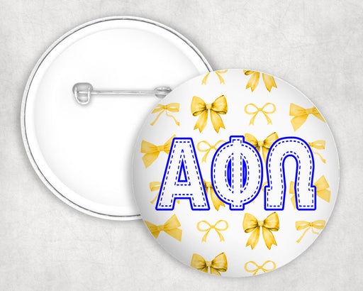 Alpha Phi Omega Alpha Phi Omega Multi Bows Pin Buttons