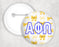 Alpha Phi Omega Multi Bows Pin Buttons Alpha Phi Omega Multi Bows Pin Buttons