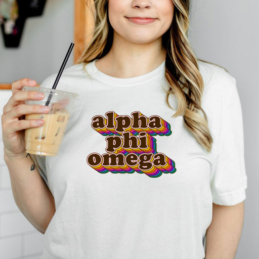 Alpha Phi Omega Alpha Phi Omega Retro Maya Tee