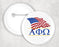 Alpha Phi Omega Patriot Button Alpha Phi Omega Patriot Button