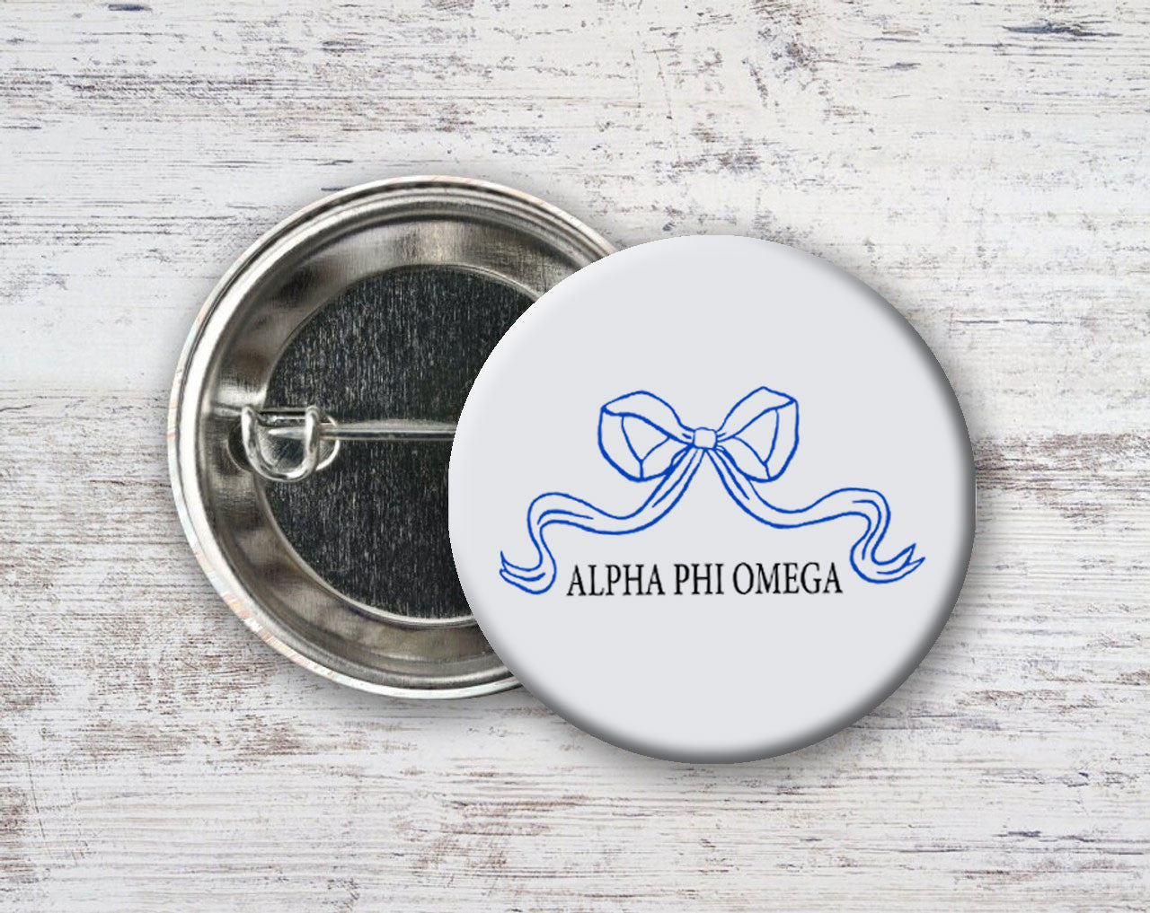 Alpha Phi Omega Nickname Bow Pin Buttons Alpha Phi Omega Nickname Bow Pin Buttons