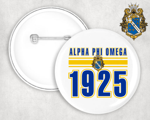 Alpha Phi Omega Alpha Phi Omega Est Year Button