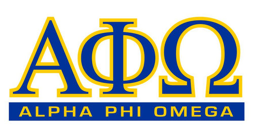 Alpha Phi Omega Alpha Phi Omega Classic Sticker
