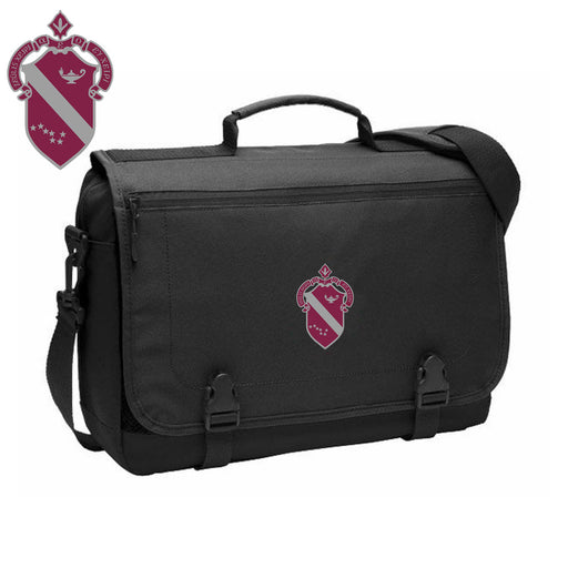 Alpha Phi DISCOUNT-Alpha Phi Crest - Shield Briefcase Attache