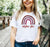 Printify Alpha Phi Rainbow Tees Alpha Phi Rainbow Tees
