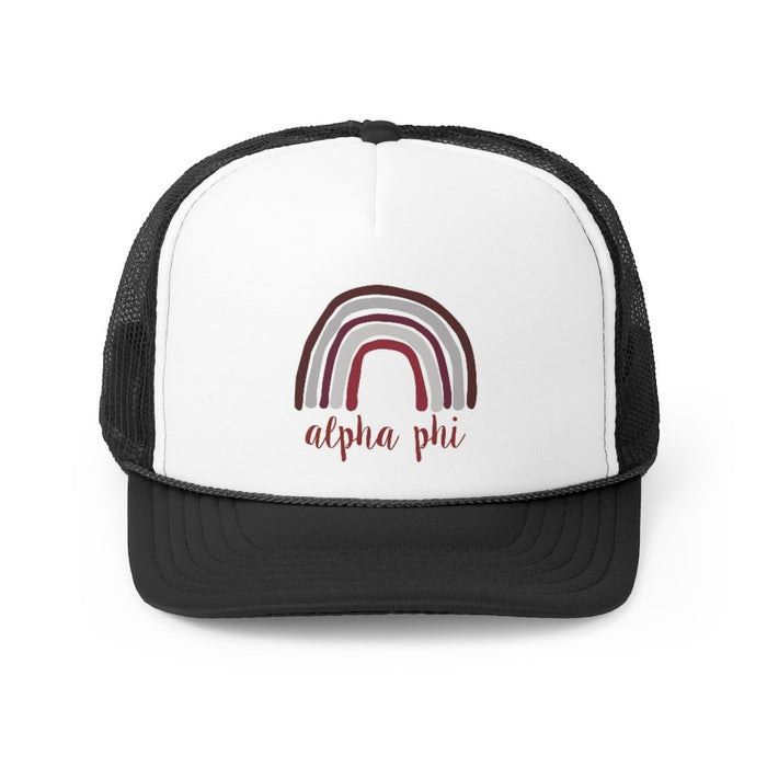 Alpha Phi Rainbow Trucker Caps Alpha Phi Rainbow Trucker Caps