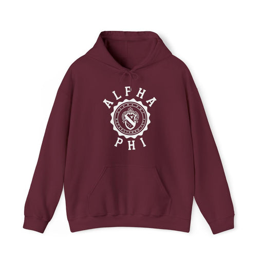 Alpha Phi Alpha Phi Seal Unisex Heavy Blend™ Hooded Sweatshirt